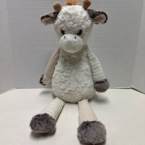 Aurora World Purely Luxe Seated Giraffe Plush Soft Cuddly 13 Inches White Beige
